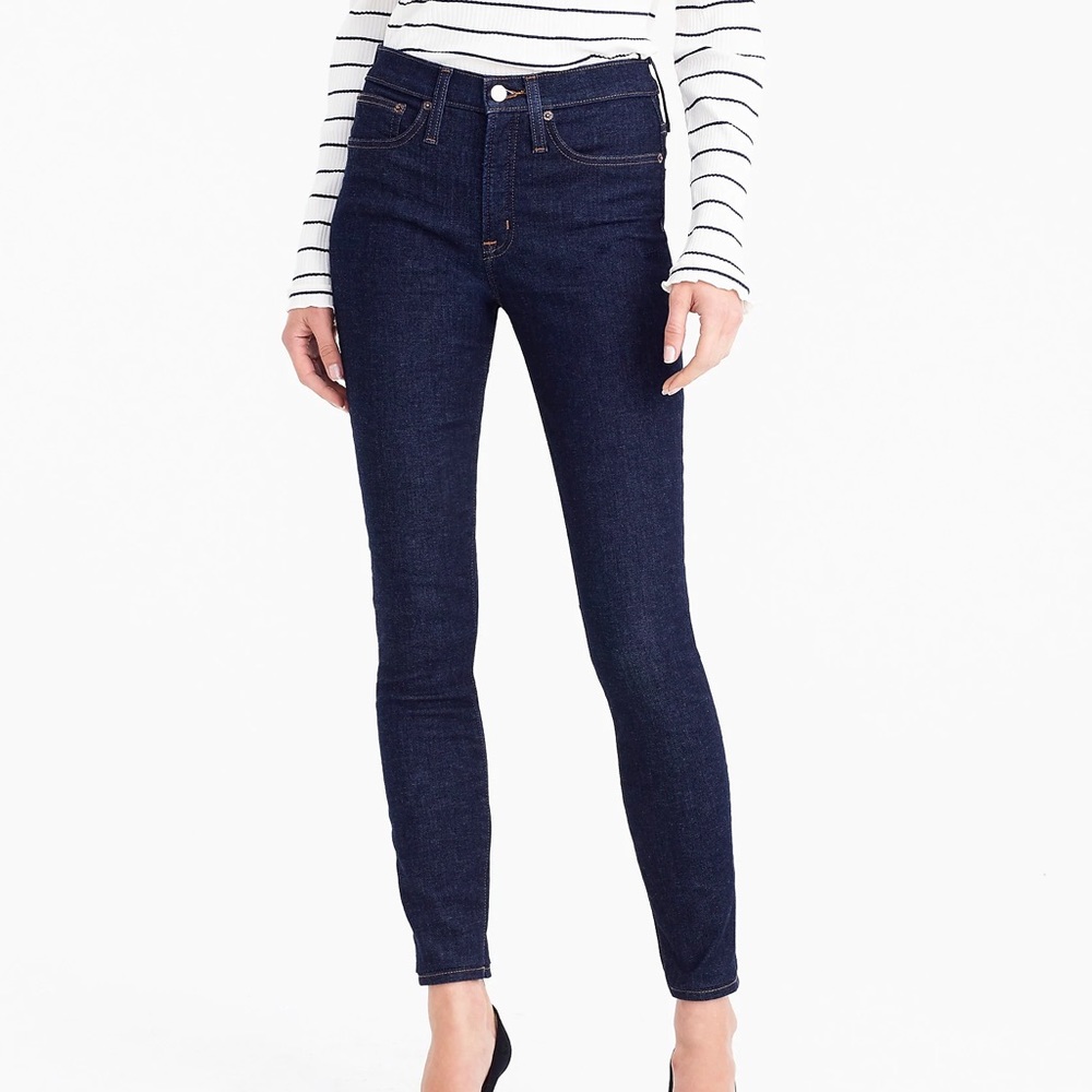 J.Crew Factory Skinny High Rise {Dark Wash} Jean